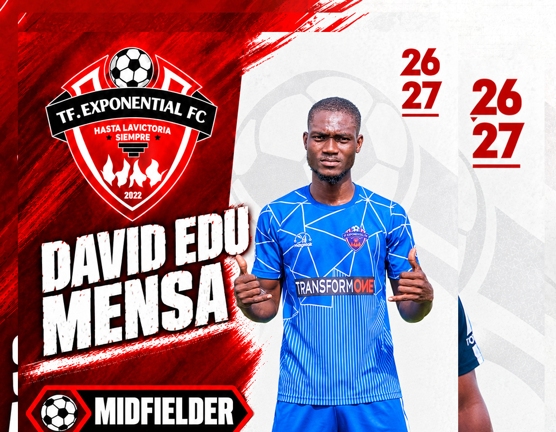 DAVID EDU MENSA, #0 Midfielder for TF Exponential FC