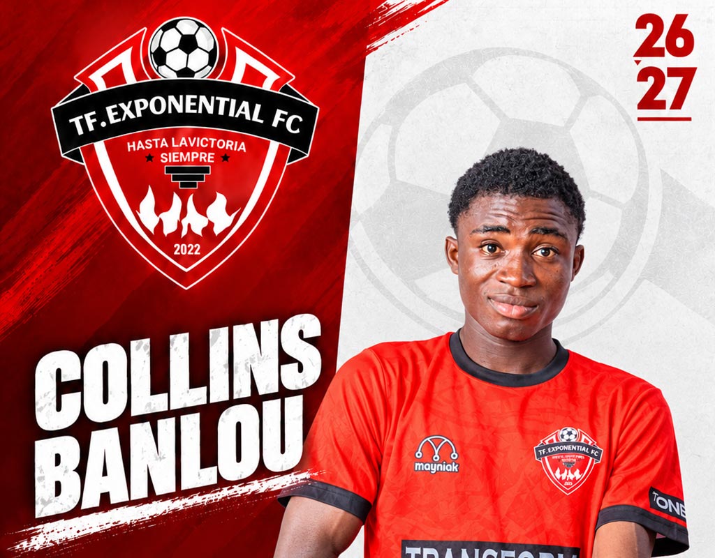 COLLINS BANLOU, #0 Defender for TF Exponential FC