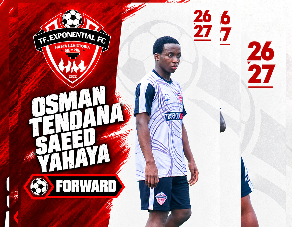 OSMAN TENDANA SAEED YAHAYA, #0 Forward for TF Exponential FC