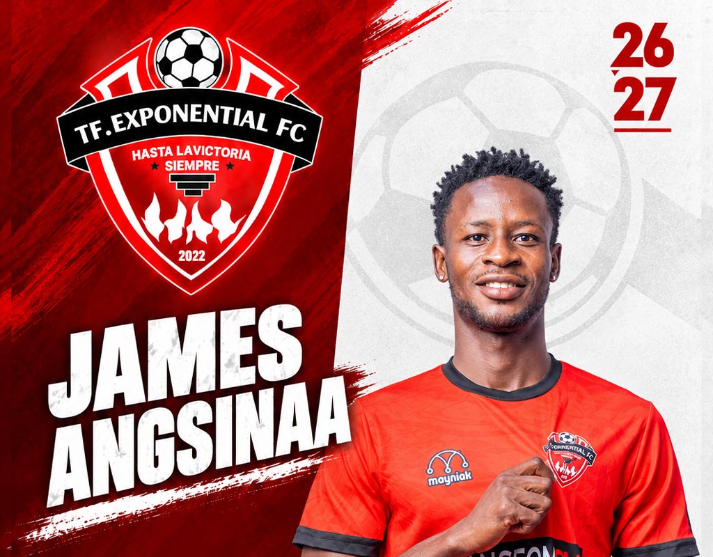 JAMES ANGSINAA, #0 Forward for TF Exponential FC