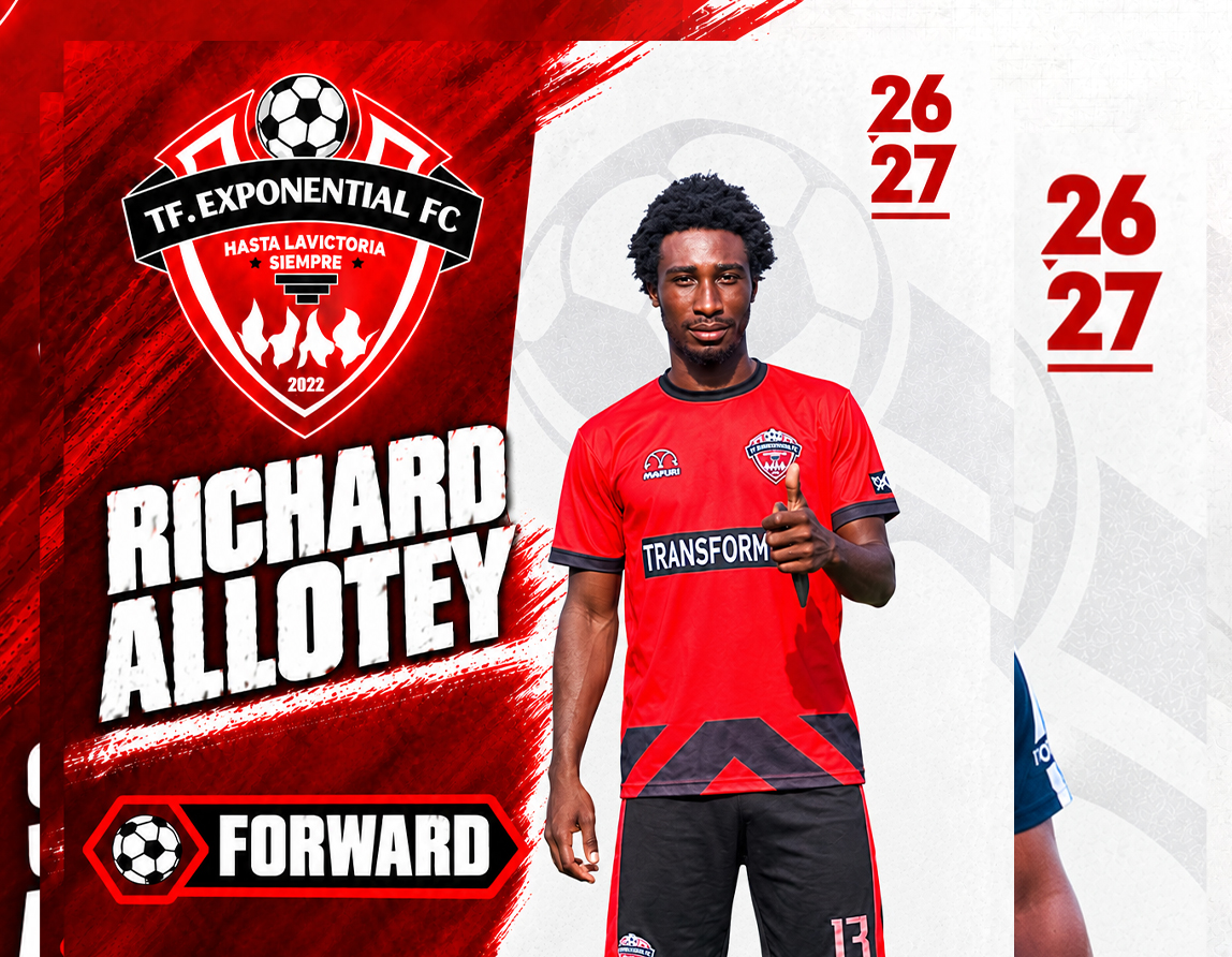 RICHARD ALLOTEY, #0 Forward for TF Exponential FC